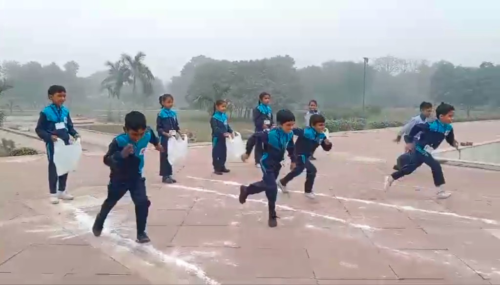 Students at Annual Sports Day