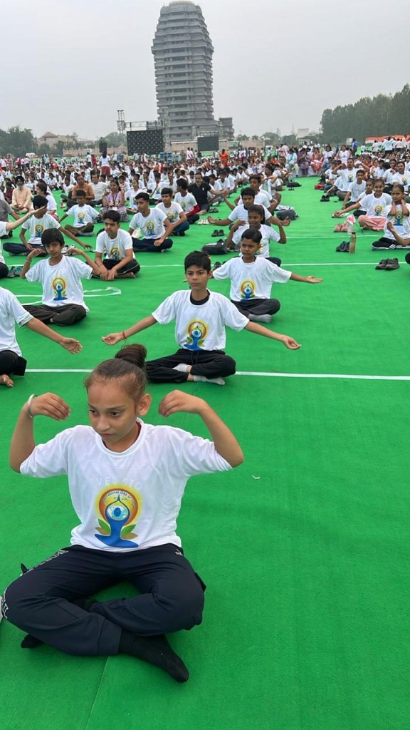 International Day of Yoga participation